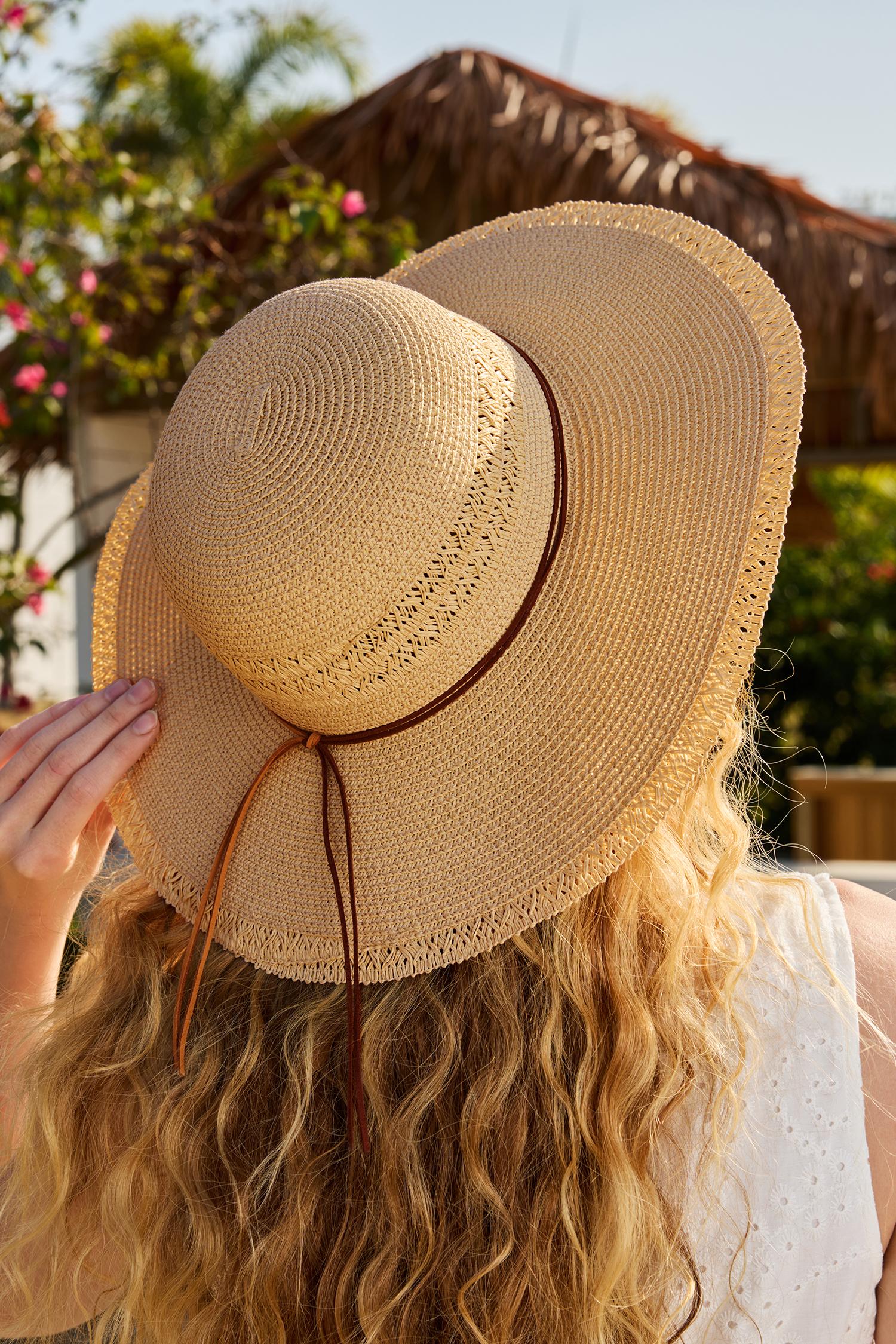 sunshine escape straw hat - f