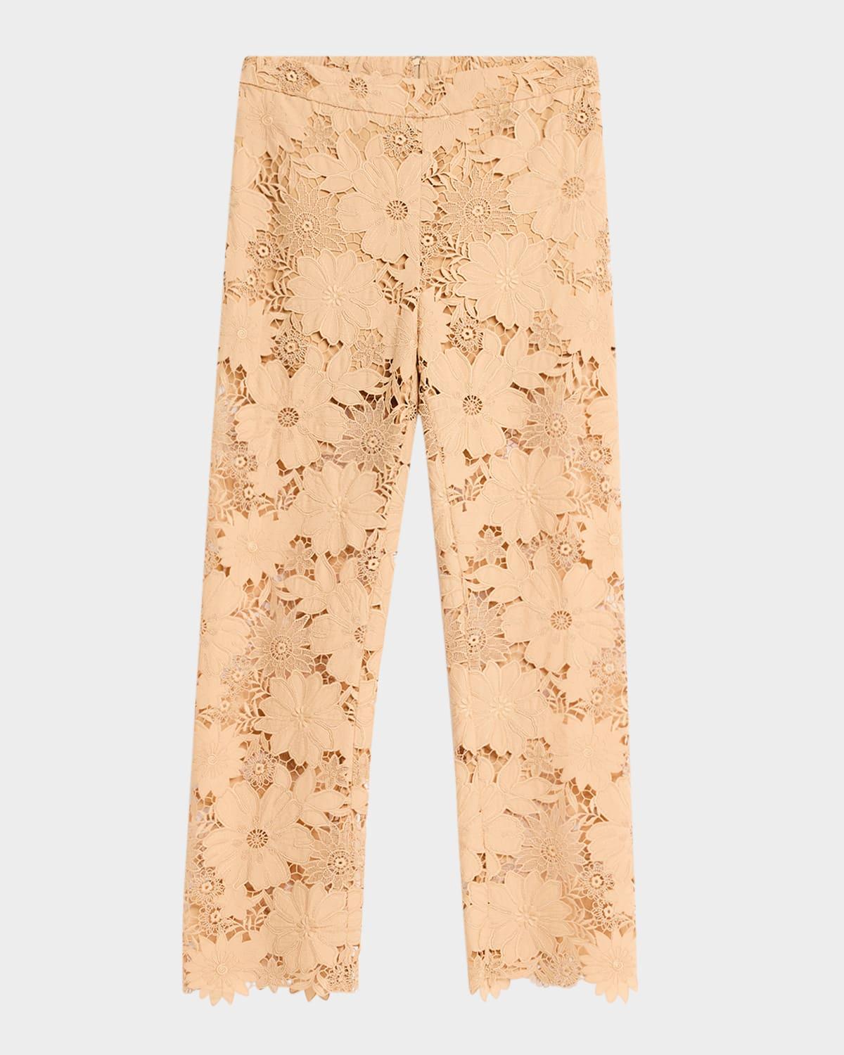 suntan lace camp pants
