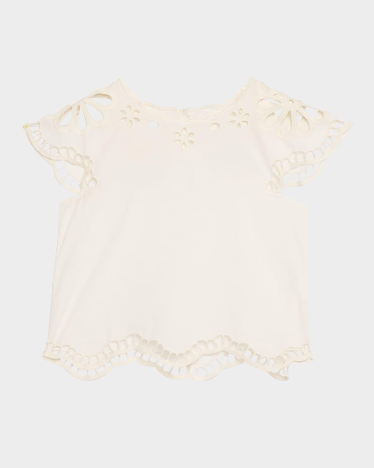 super bloom eyelet top