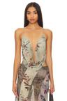 super cowl neck top with straps