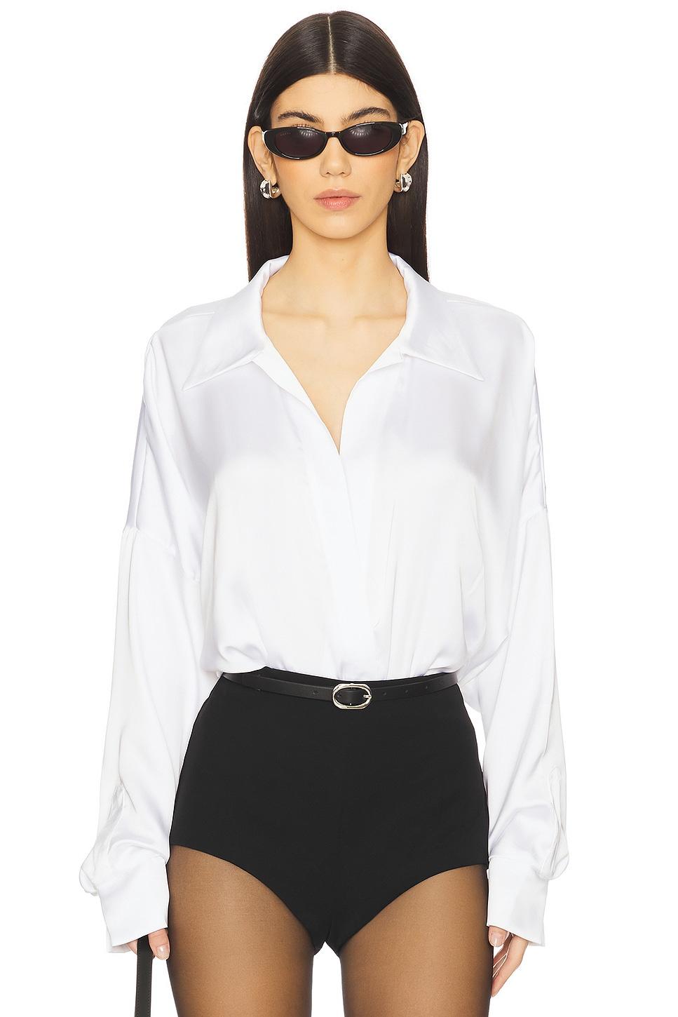 super oversized boyfriend nk shirt bodysuit