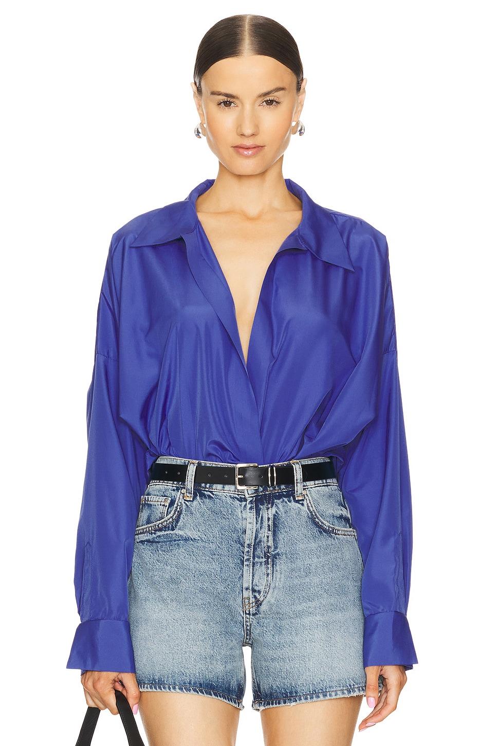 super oversized boyfriend shirt bodysuit