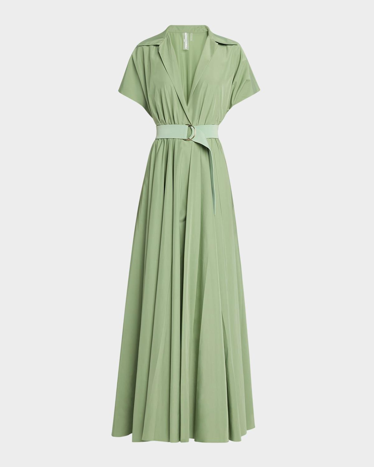 super oversized shirt flared gown