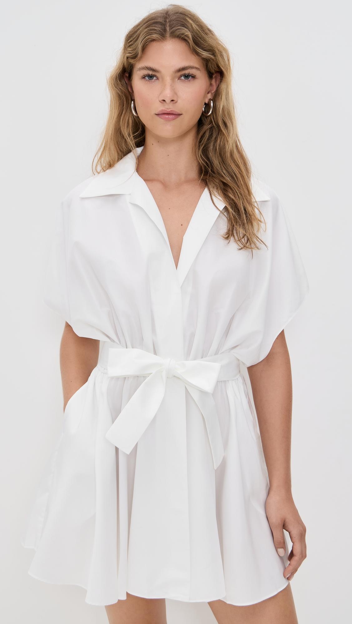 super sleeveless bf neck shirt flared mini dress