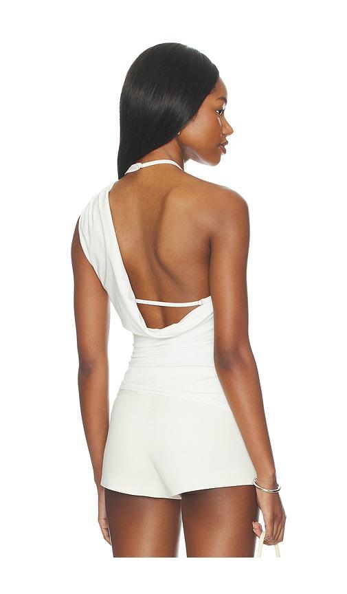 superdown aimee top in white.