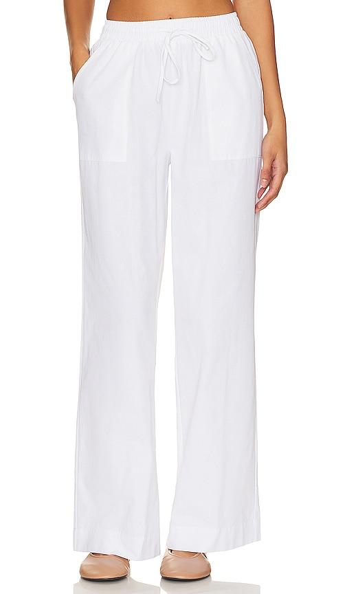 superdown amy cargo pant in white.