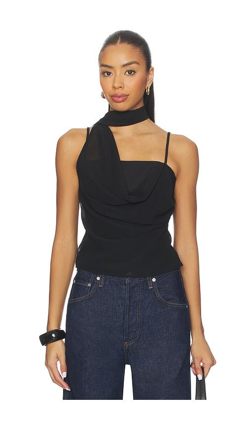 superdown autumn top in black.