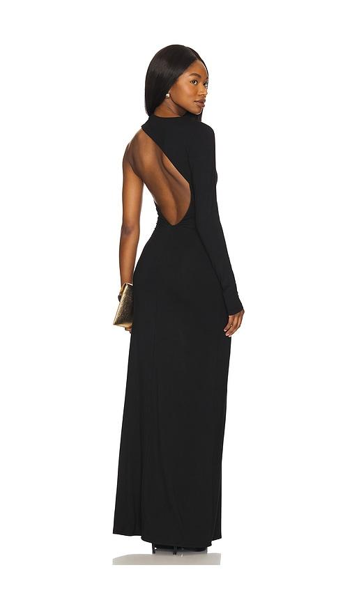 superdown bethany gown in black.
