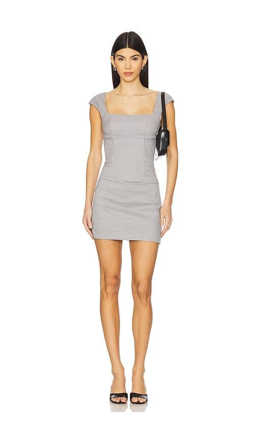 superdown blaine skirt set in grey.