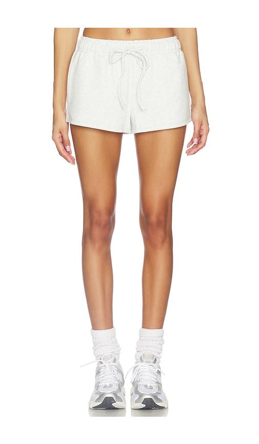 superdown blanka short in light grey.