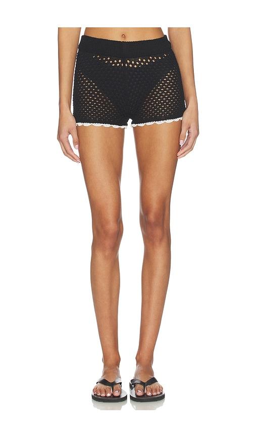 superdown brisa short in black.