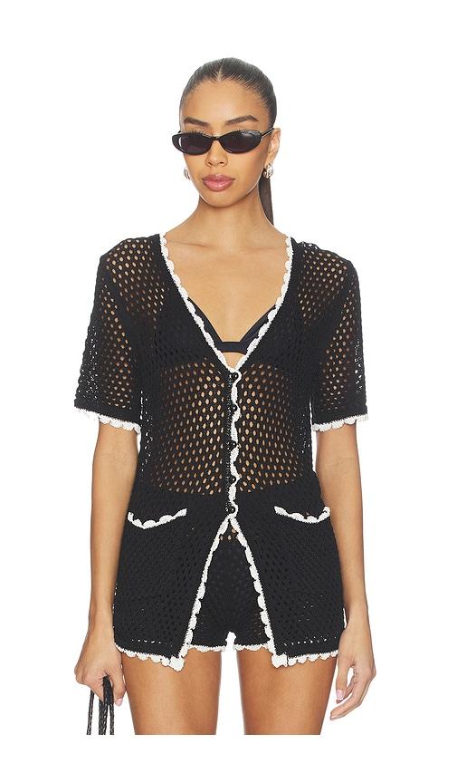 superdown brisa top in black.