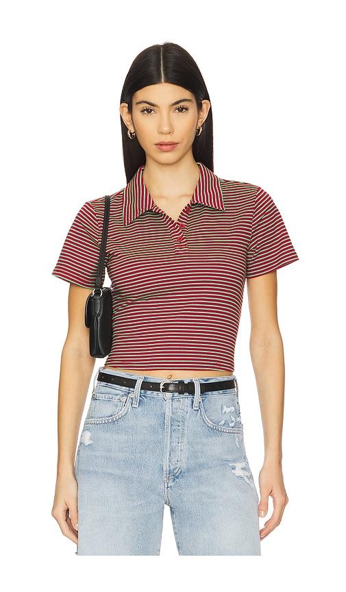 superdown bronin top in red.
