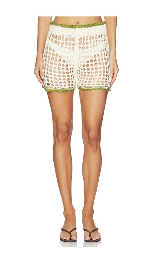 superdown bronwin short in cream.