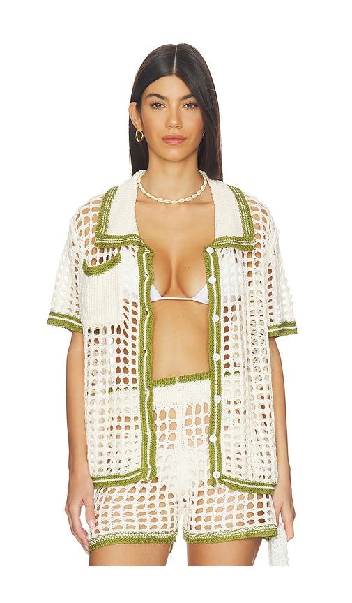 superdown bronwin top in cream.