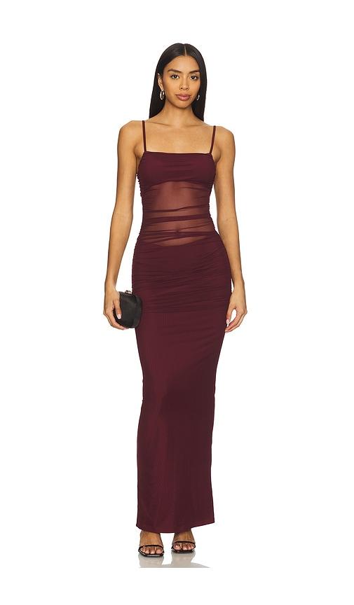 superdown celeste maxi dress in purple.