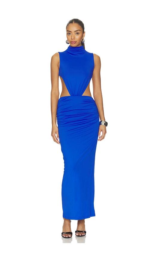 superdown chana cut out maxi dress in royal.