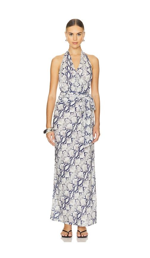 superdown cynthia maxi dress in slate.