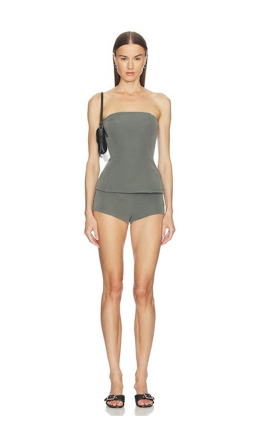 superdown daija short set in grey.