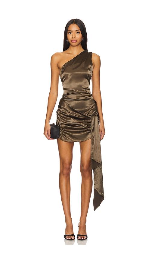superdown dannika mini dress in olive.