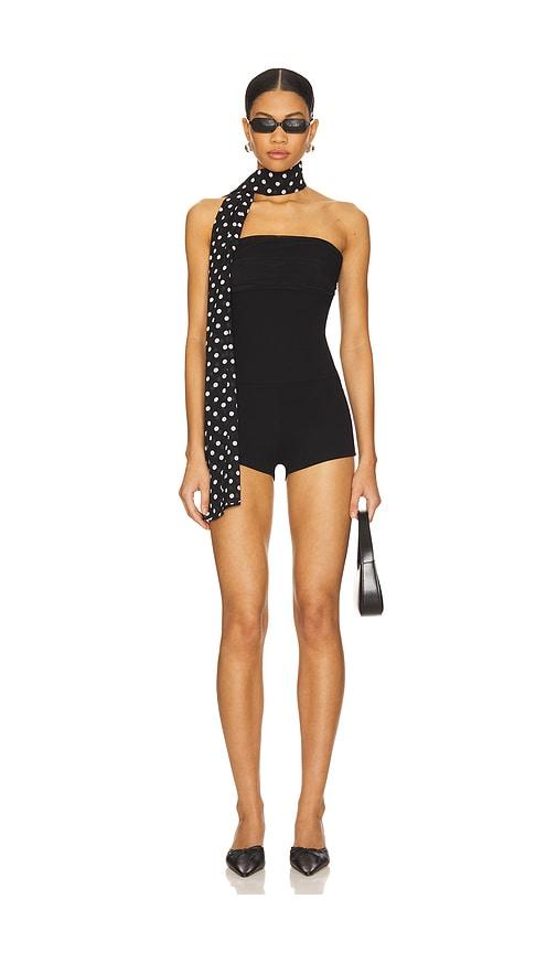superdown felina romper in black.