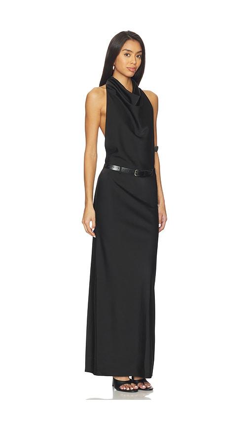 superdown hazel maxi dress in black.