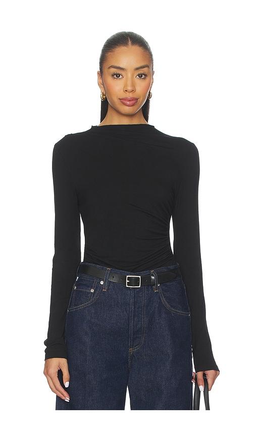 superdown joelle top in black.