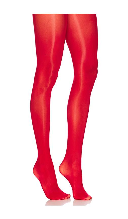 superdown kat tights in red.