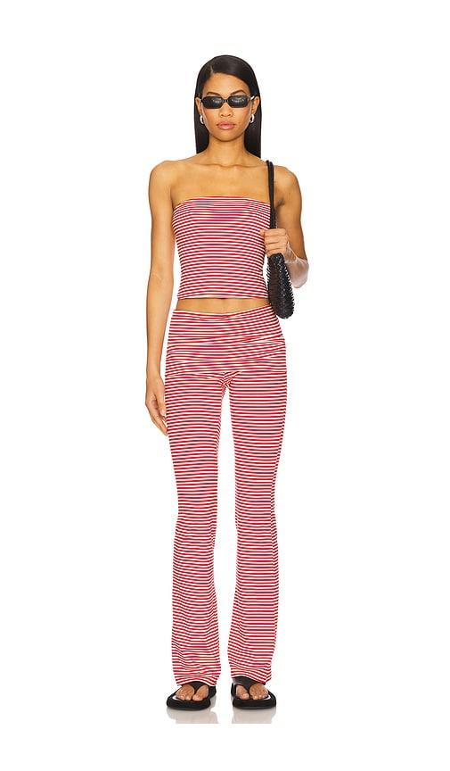 superdown katija pant set in red.