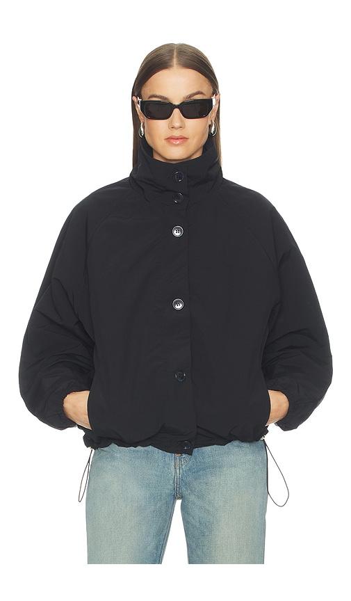 superdown kirrily funnel neck jacket in black.