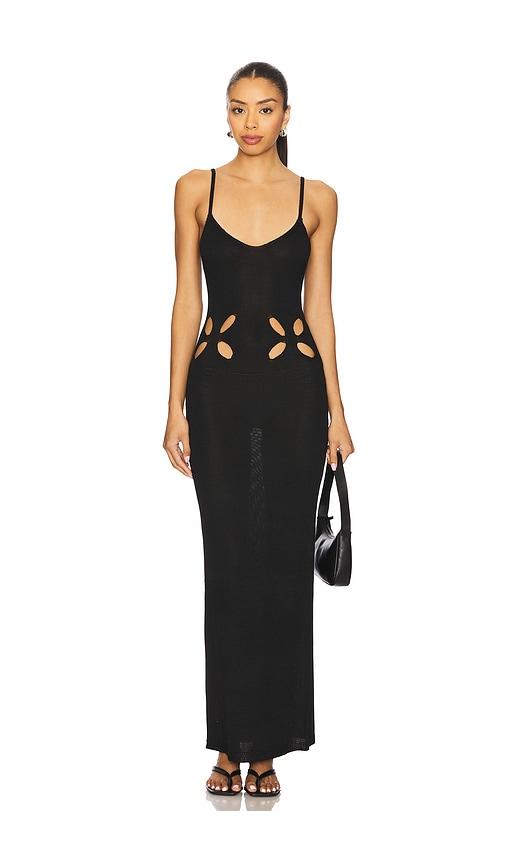 superdown lailani maxi dress in black.