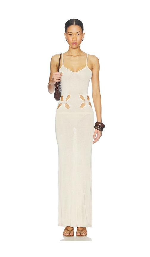 superdown lailani maxi dress in cream.