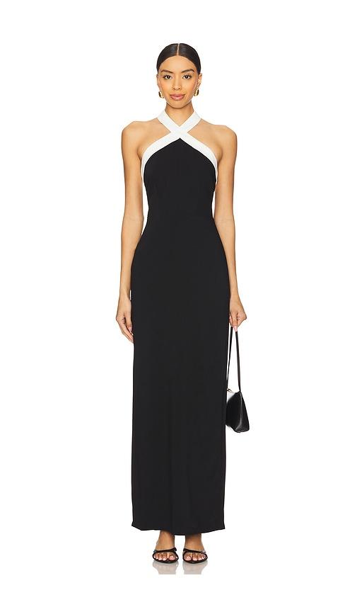 superdown laurien cross front dress in black.