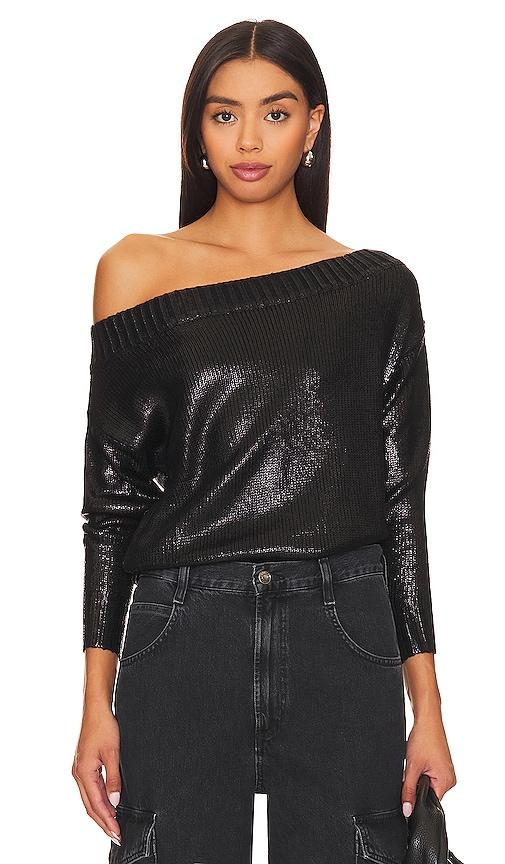 superdown marla sweater in black.