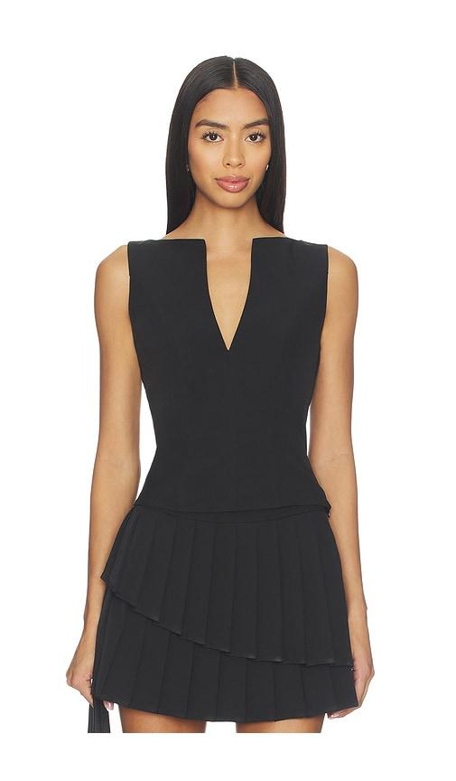 superdown marlowe top in black.