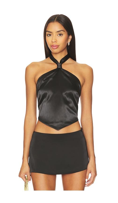 superdown martine top in black.
