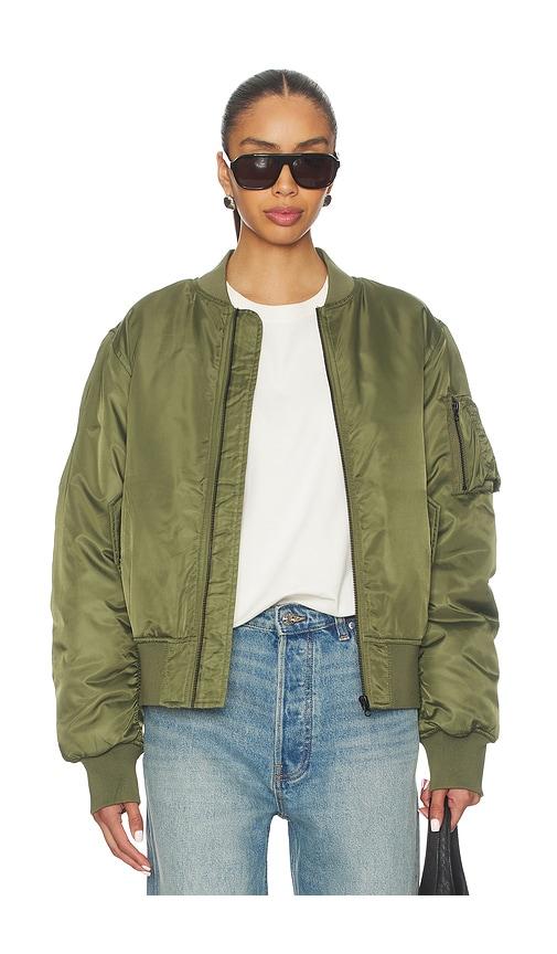 superdown monica bomber jacket in army.