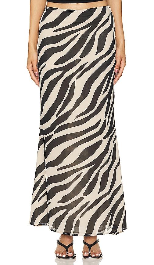 superdown nalani maxi skirt in cream.