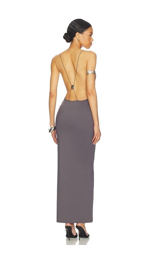 superdown prina maxi dress in grey.