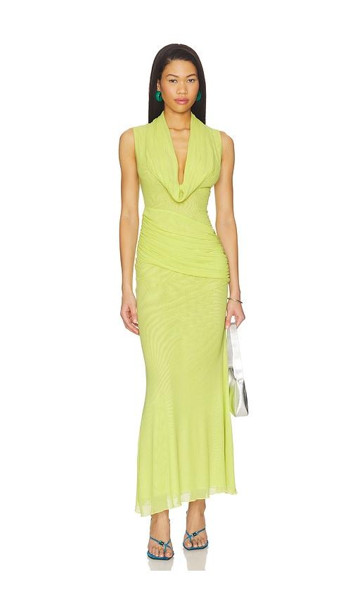 superdown purnima maxi dress in green.