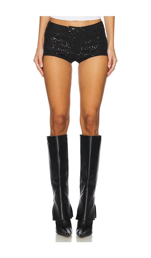superdown shani micro short in black.