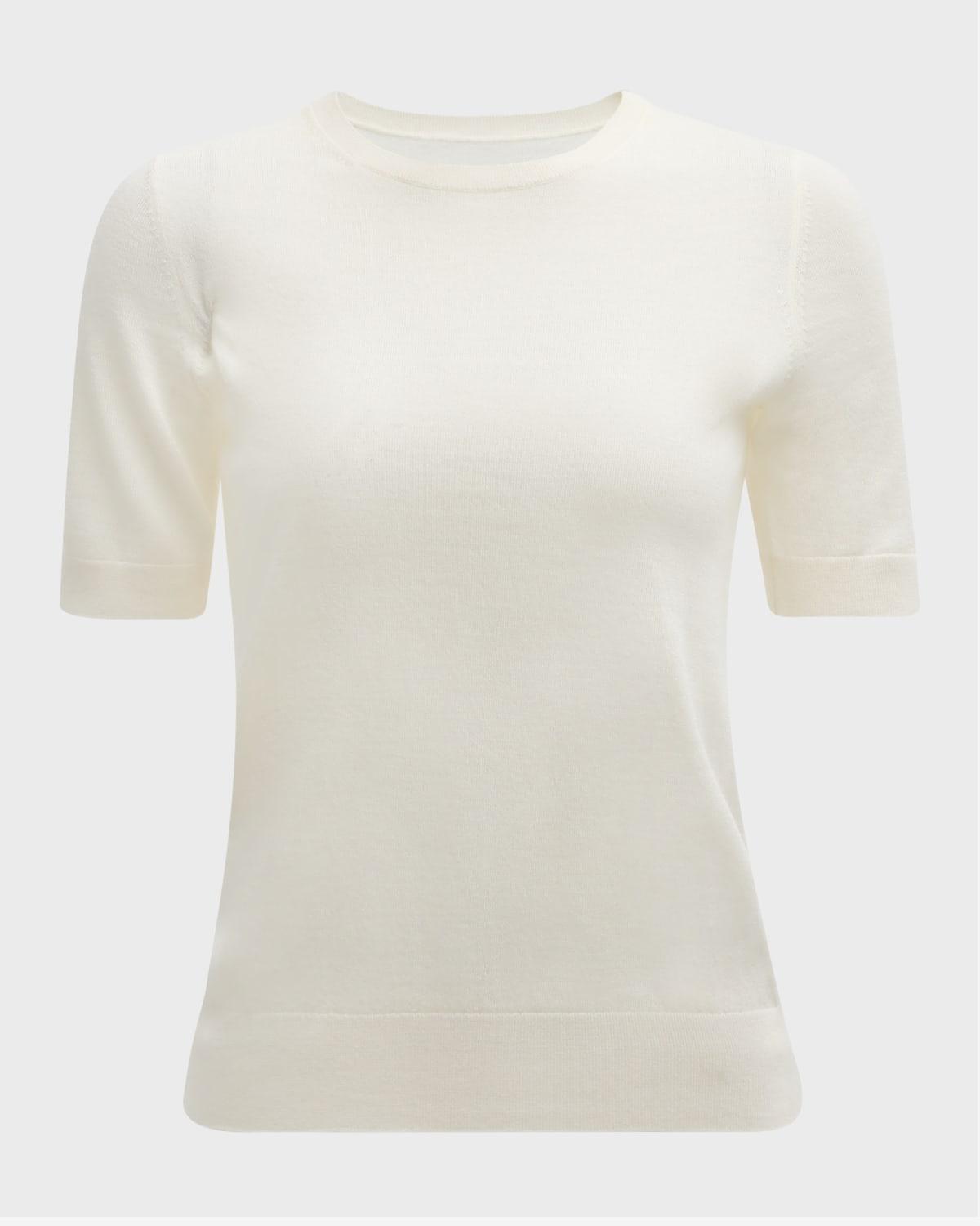 superfine cashmere crop sweater