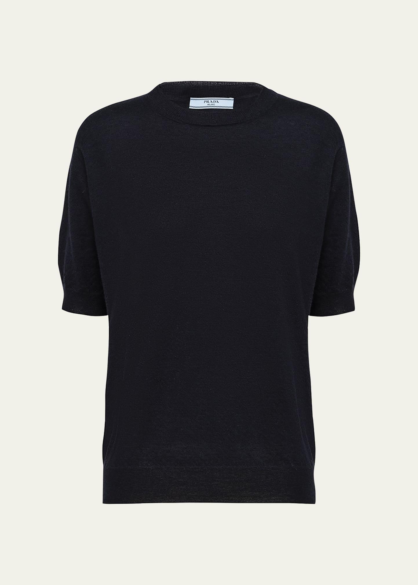 superfine cashmere knit shirt