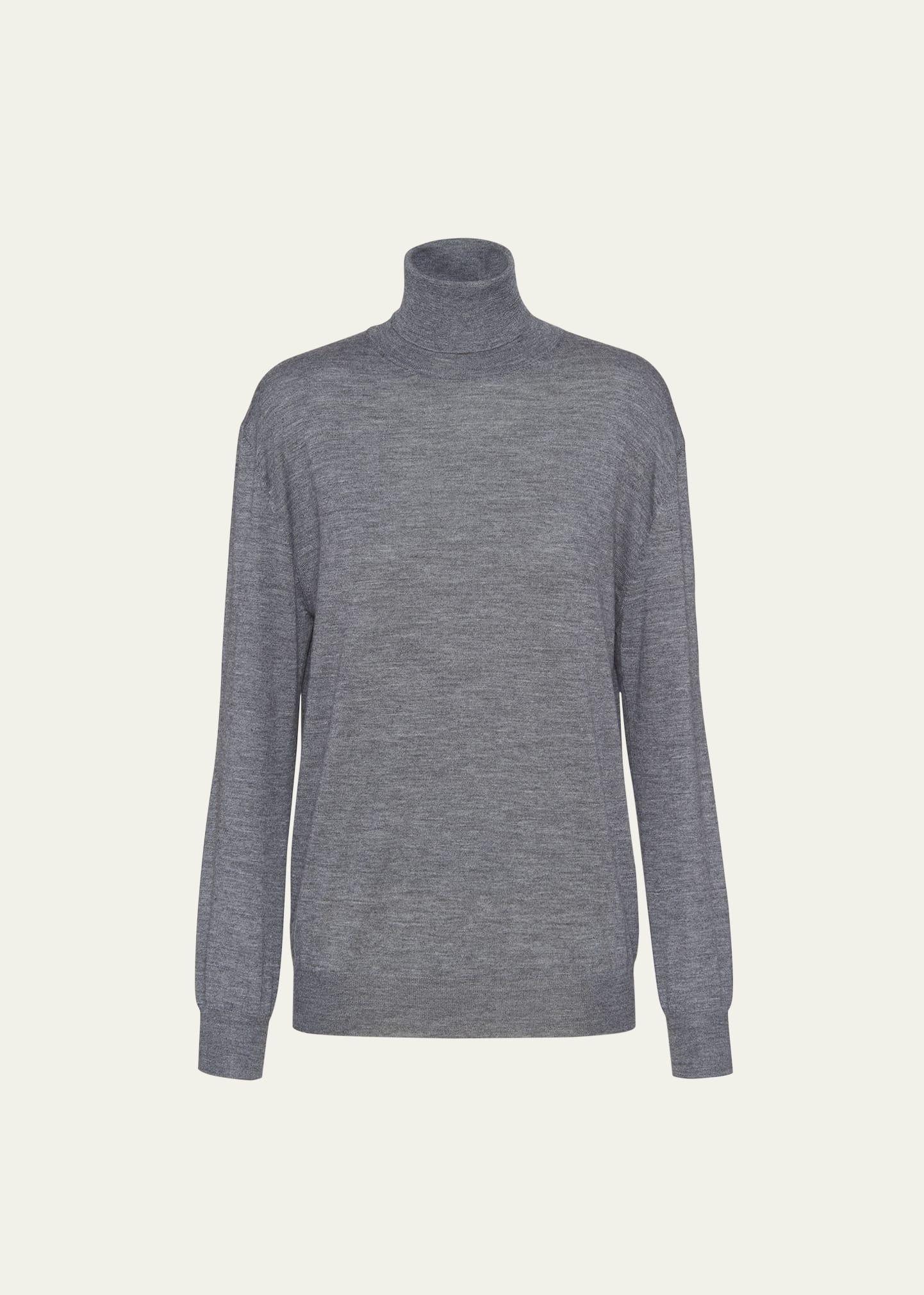 superfine cashmere knit turtleneck