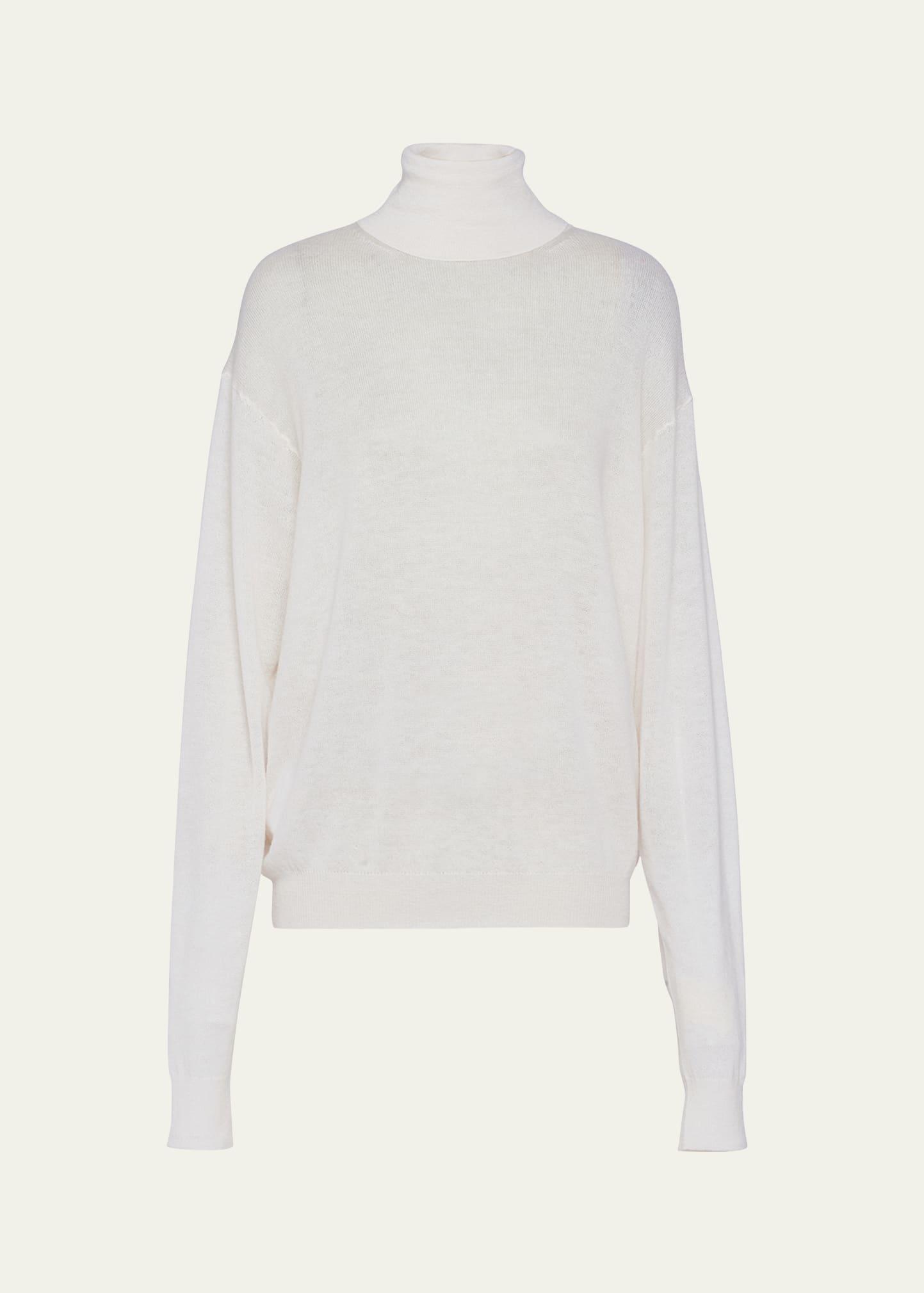 superfine cashmere turtleneck sweater