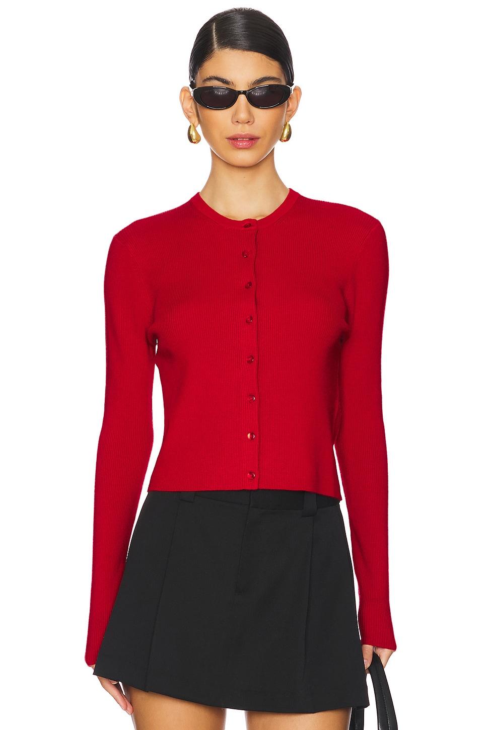 superfine merino cardigan top