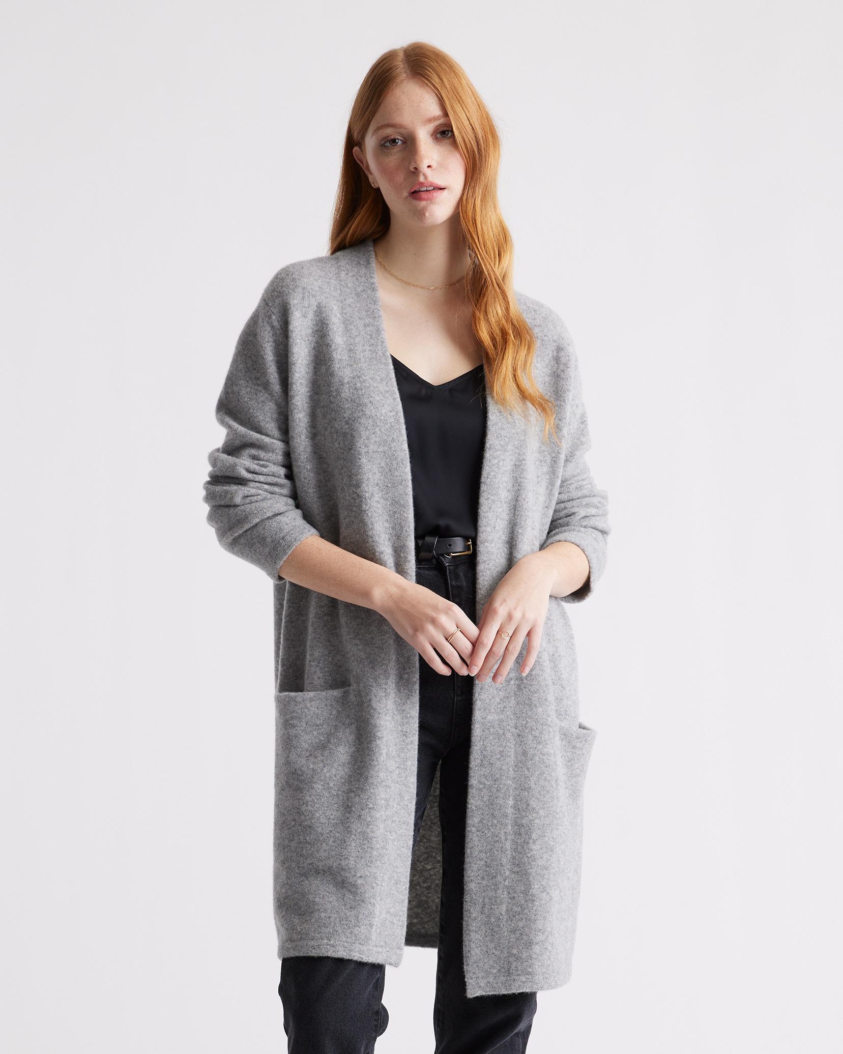 superfine merino wool sweater coat