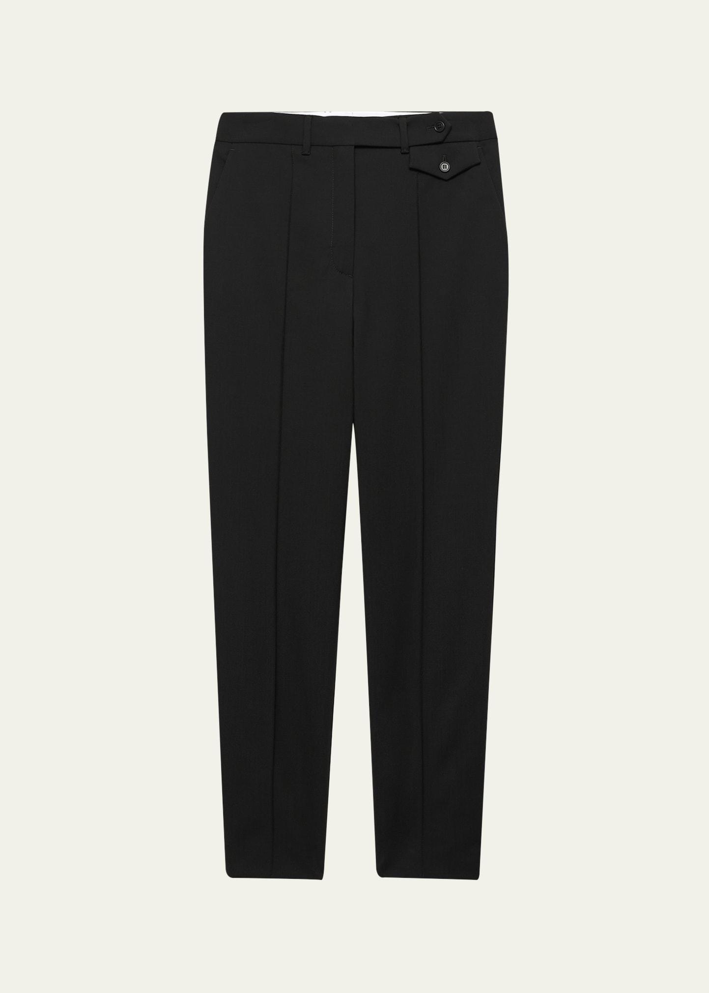 superfine wool tailored pants