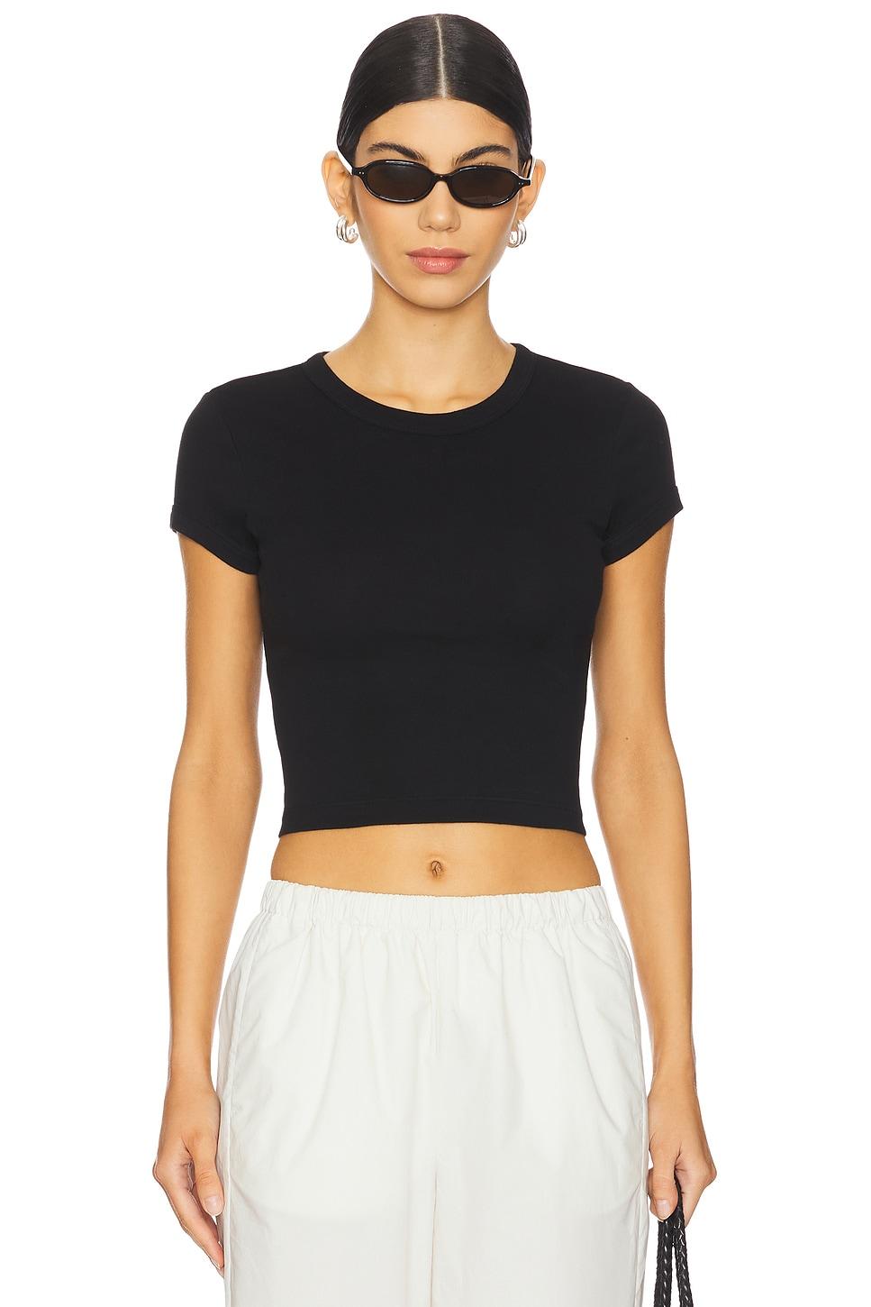 supima baby cropped tee