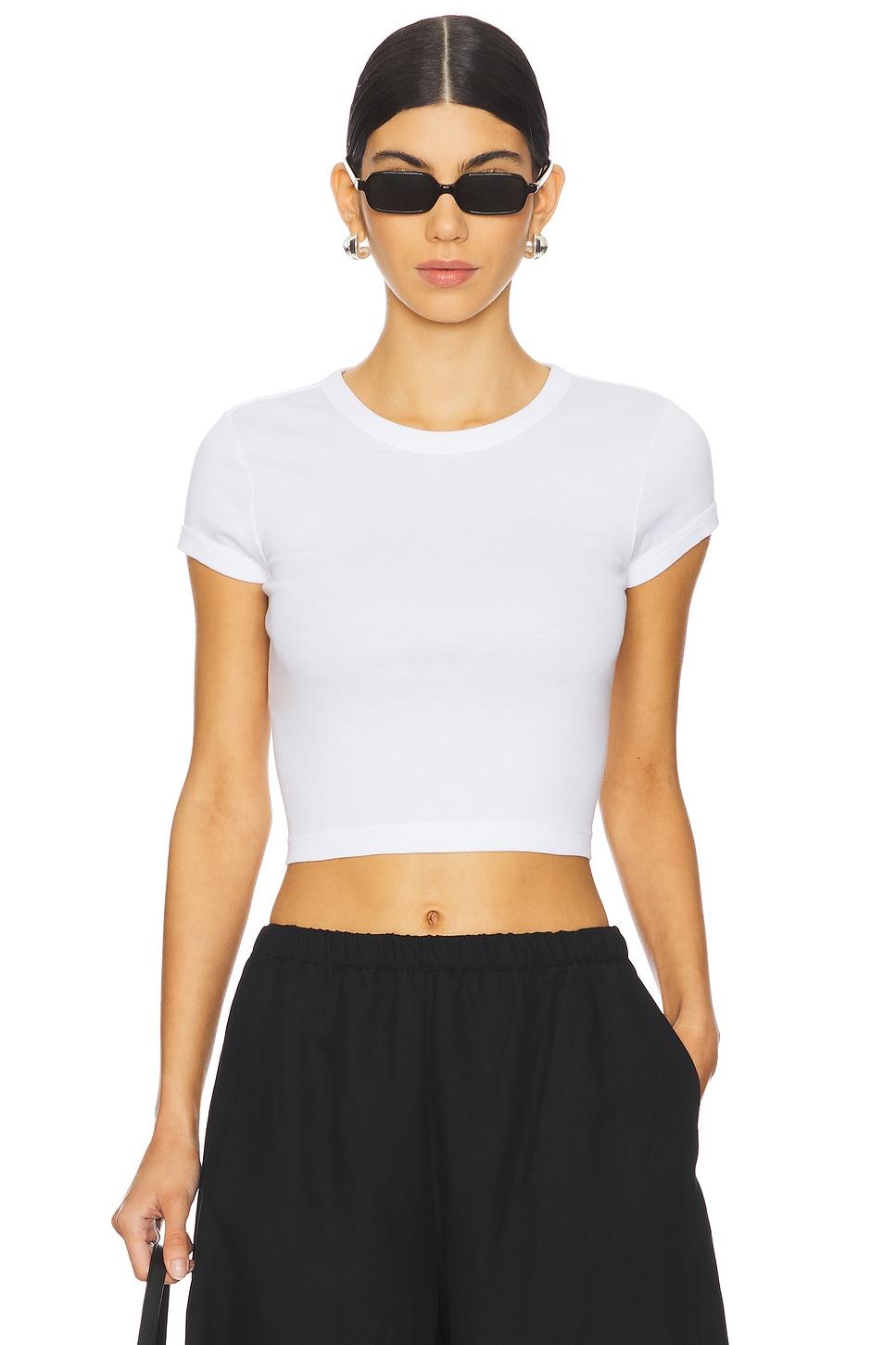 supima baby cropped tee